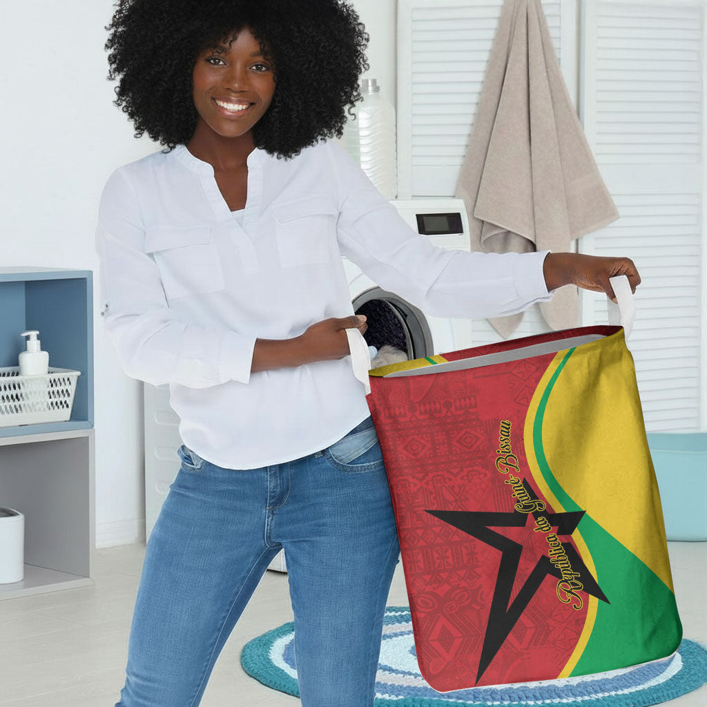 Guinea-Bissau Laundry Basket Happy Independence Day