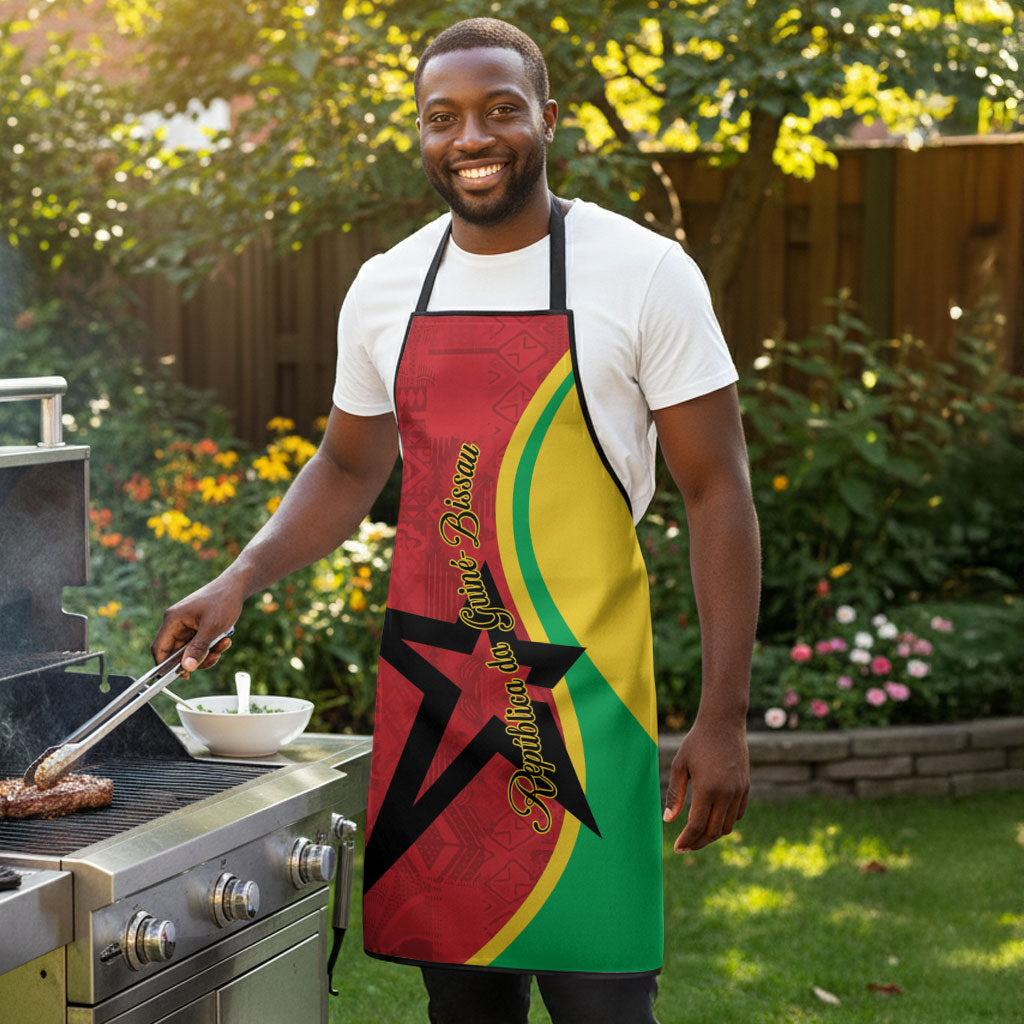 Guinea-Bissau Apron Happy Independence Day