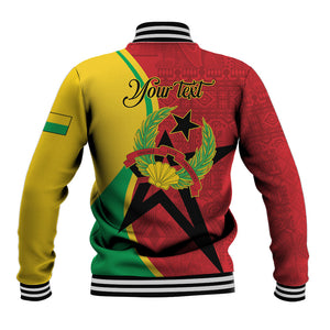 Personalized Guinea-Bissau Baseball Jacket Happy Independence Day