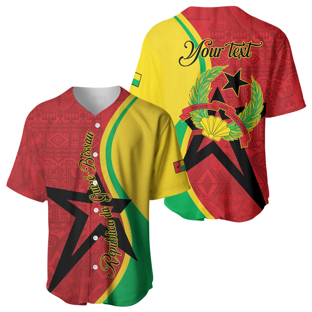 Personalized Guinea-Bissau Baseball Jersey Happy Independence Day
