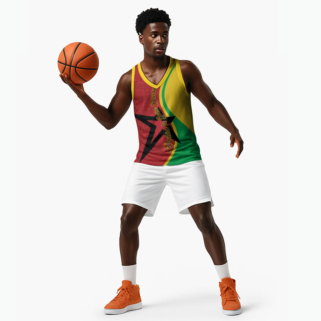 Personalized Guinea-Bissau Basketball Jersey Happy Independence Day