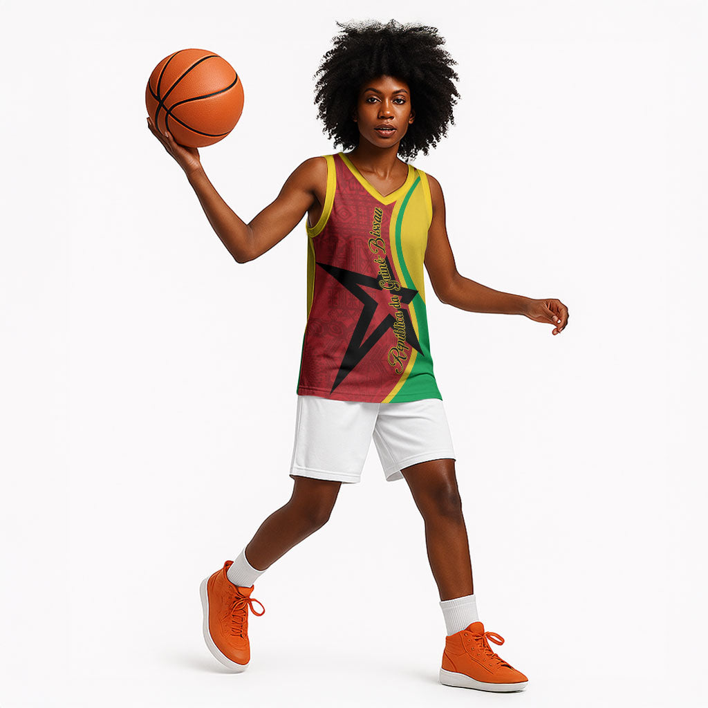 Personalized Guinea-Bissau Basketball Jersey Happy Independence Day
