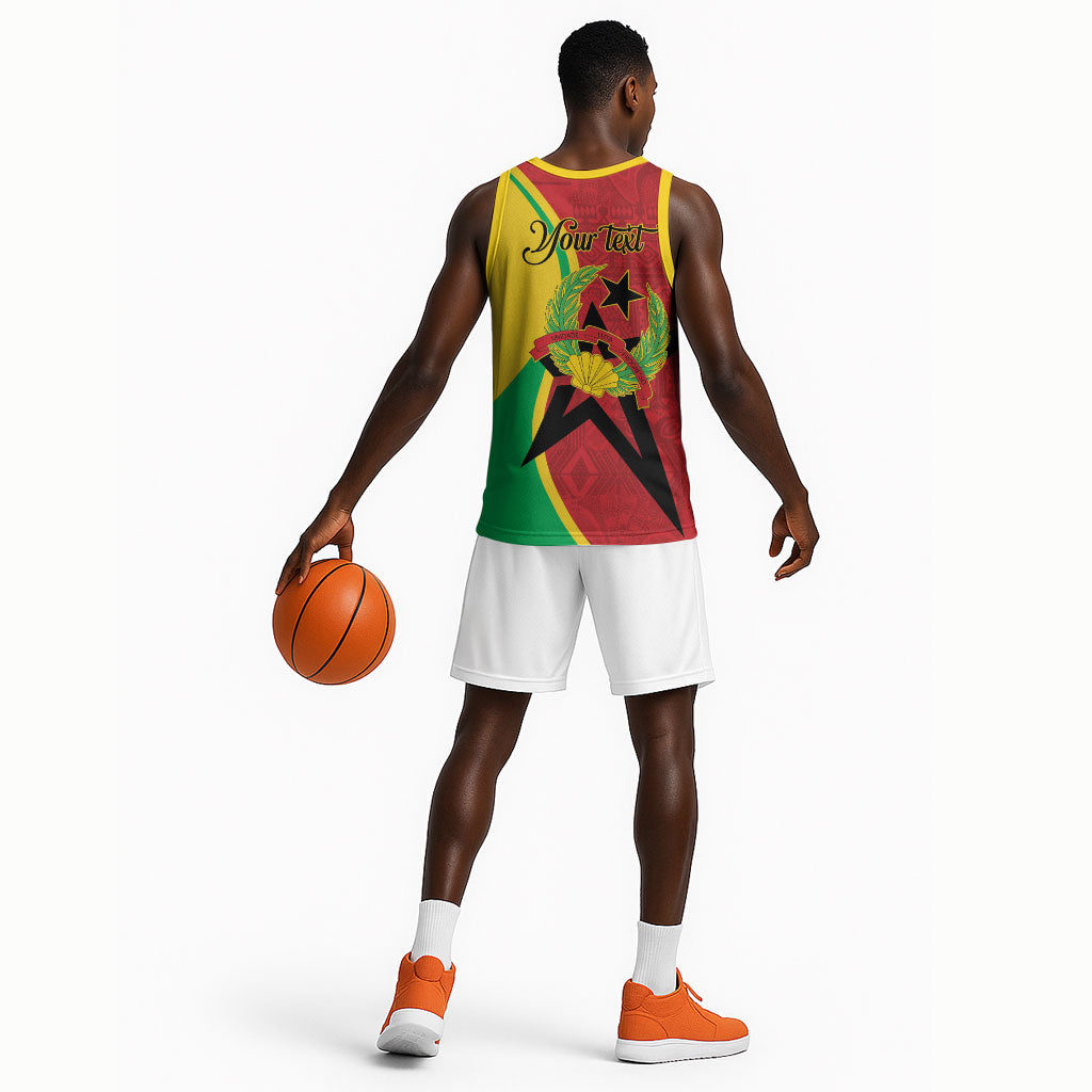 Personalized Guinea-Bissau Basketball Jersey Happy Independence Day