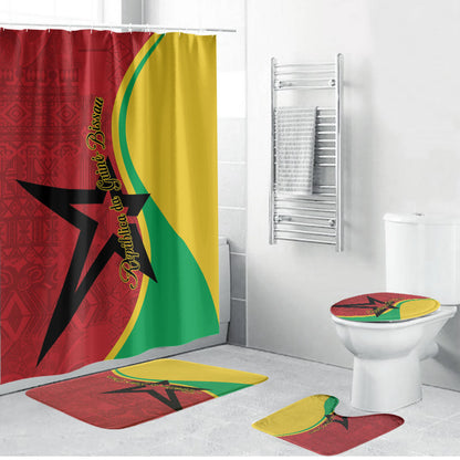 Guinea-Bissau Bathroom Set Happy Independence Day