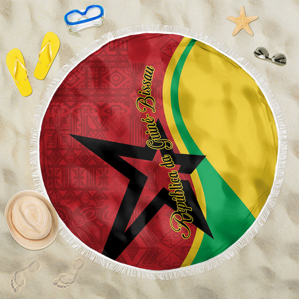 Guinea-Bissau Beach Blanket Happy Independence Day