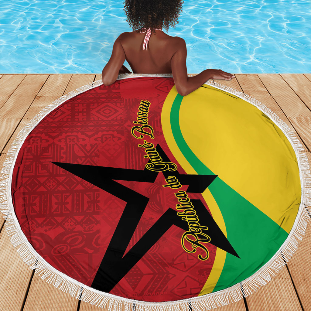 Guinea-Bissau Beach Blanket Happy Independence Day
