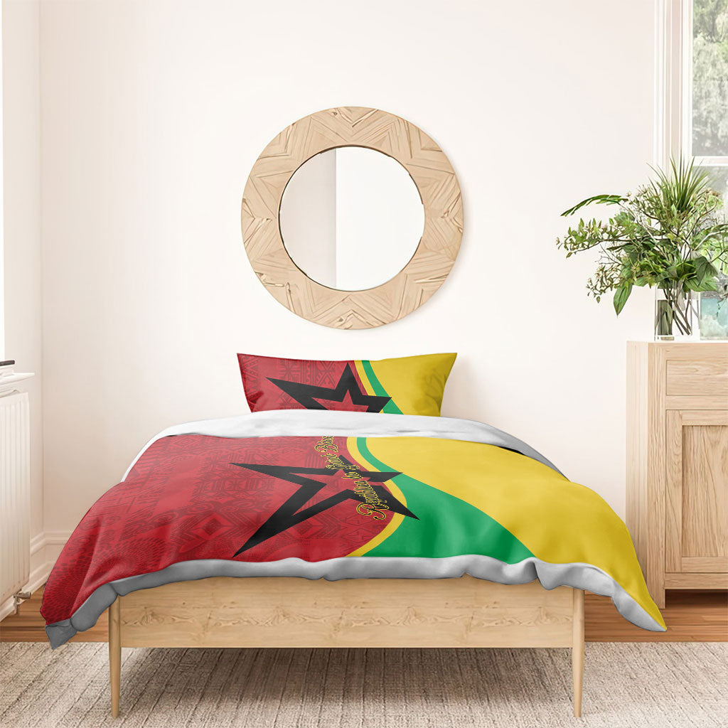 Guinea-Bissau Bedding Set Happy Independence Day