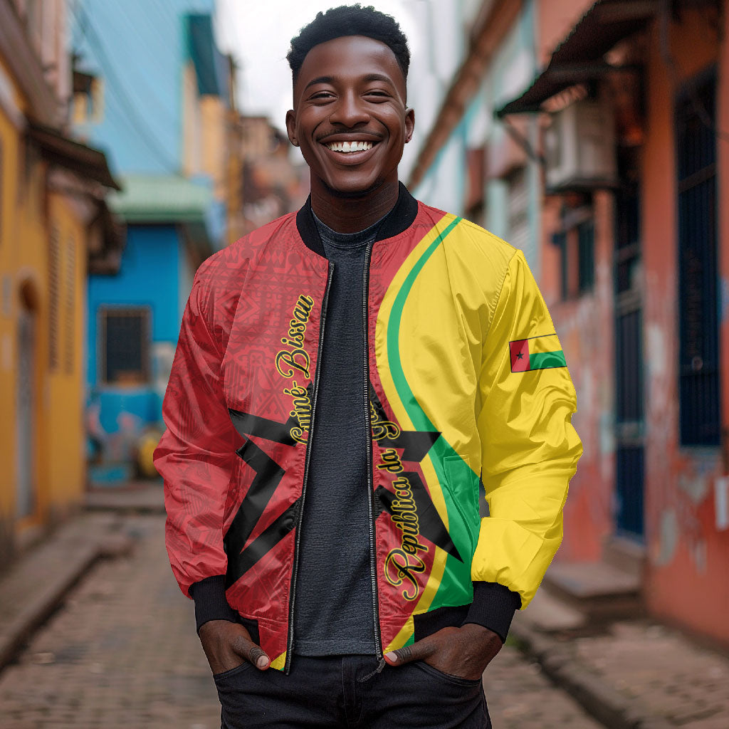 Personalized Guinea-Bissau Bomber Jacket Happy Independence Day