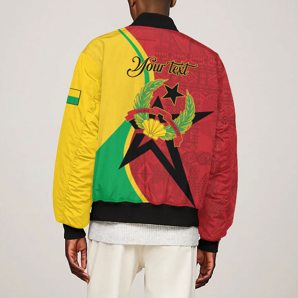 Personalized Guinea-Bissau Bomber Jacket Happy Independence Day