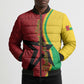 Personalized Guinea-Bissau Bomber Puffer Jacket Happy Independence Day