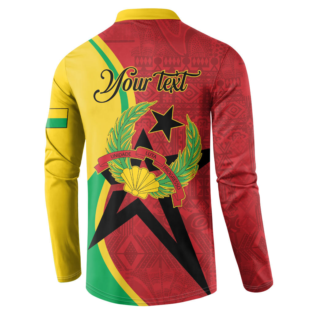Personalized Guinea-Bissau Button Sweatshirt Happy Independence Day