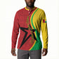 Personalized Guinea-Bissau Button Sweatshirt Happy Independence Day