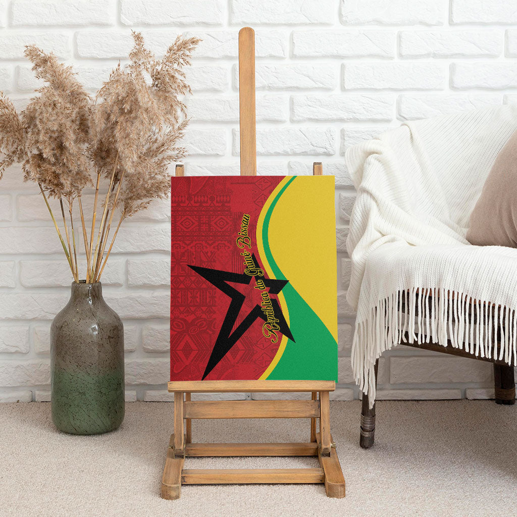 Guinea-Bissau Canvas Wall Art Happy Independence Day