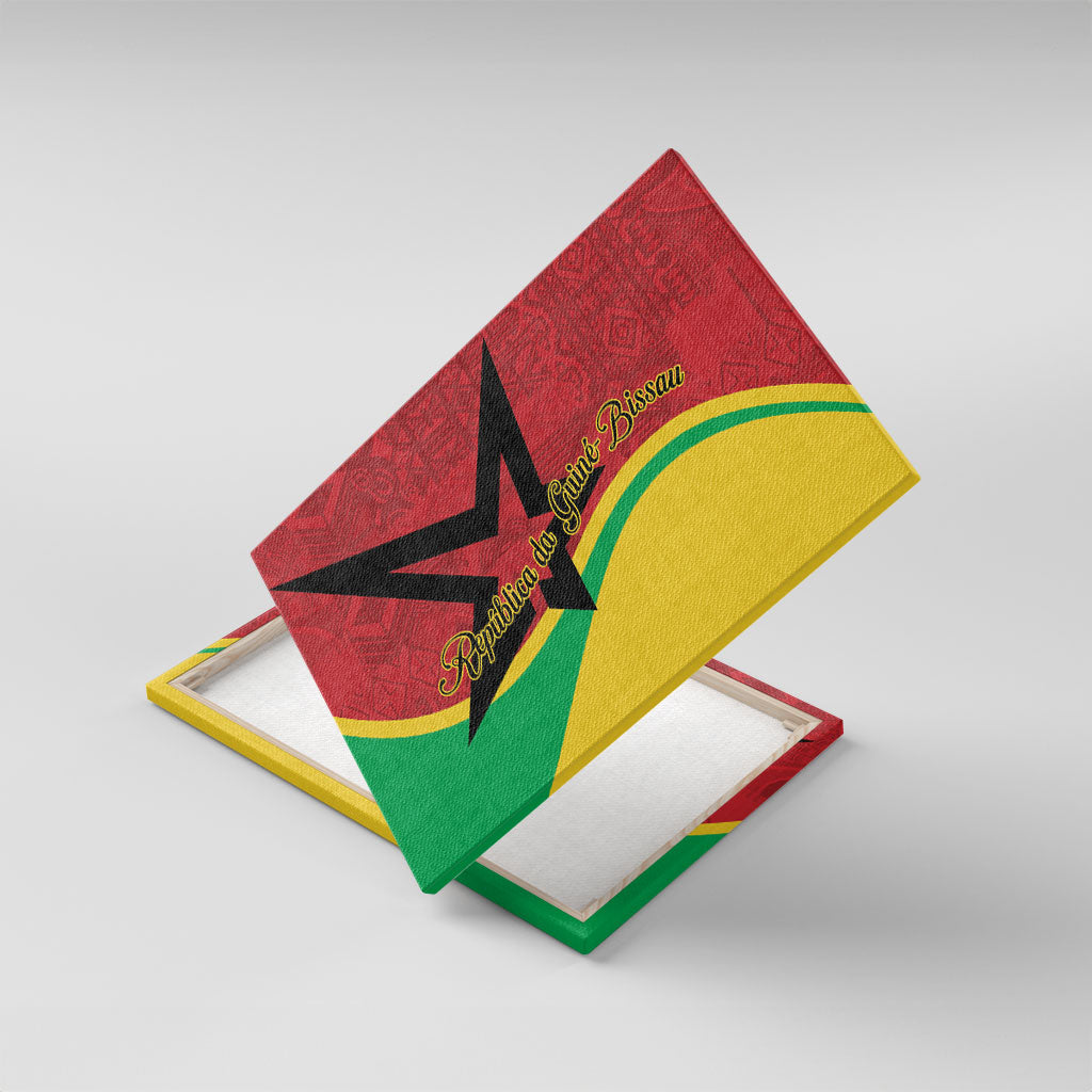 Guinea-Bissau Canvas Wall Art Happy Independence Day