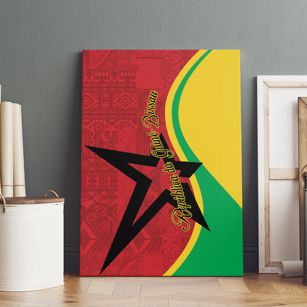 Guinea-Bissau Canvas Wall Art Happy Independence Day