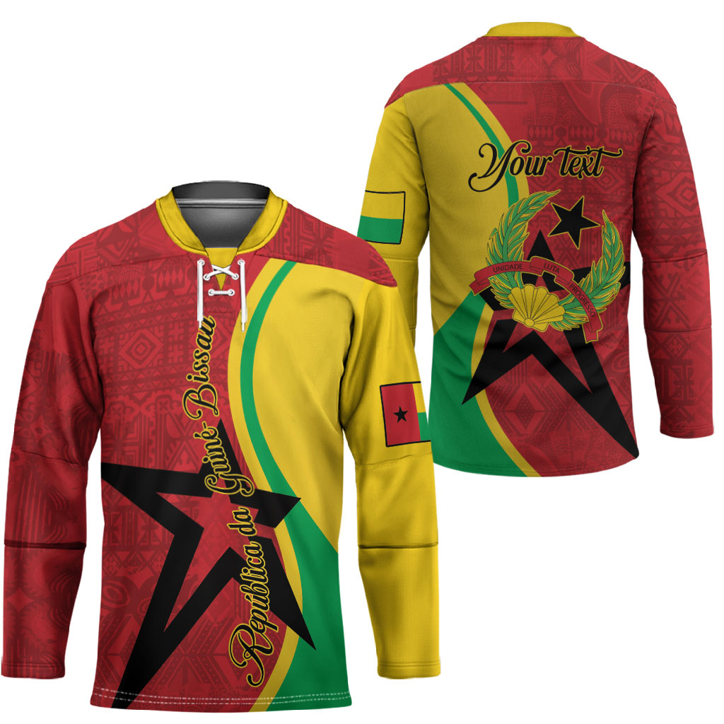 Personalized Guinea-Bissau Hockey Jersey Happy Independence Day
