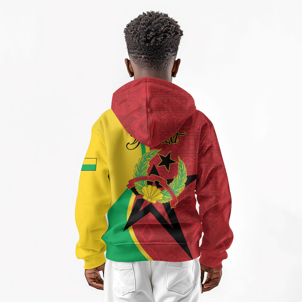 Personalized Guinea-Bissau Kid Hoodie Happy Independence Day