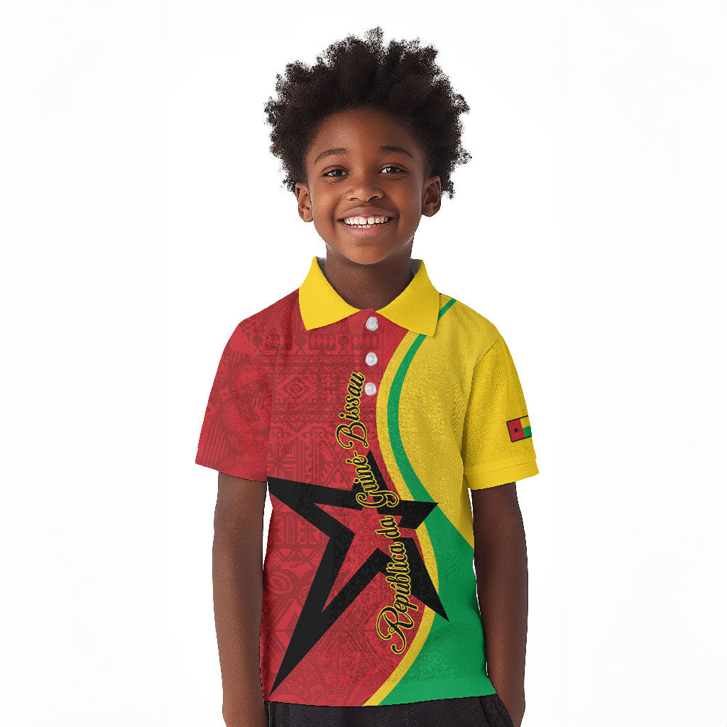 Personalized Guinea-Bissau Kid Polo Shirt Happy Independence Day
