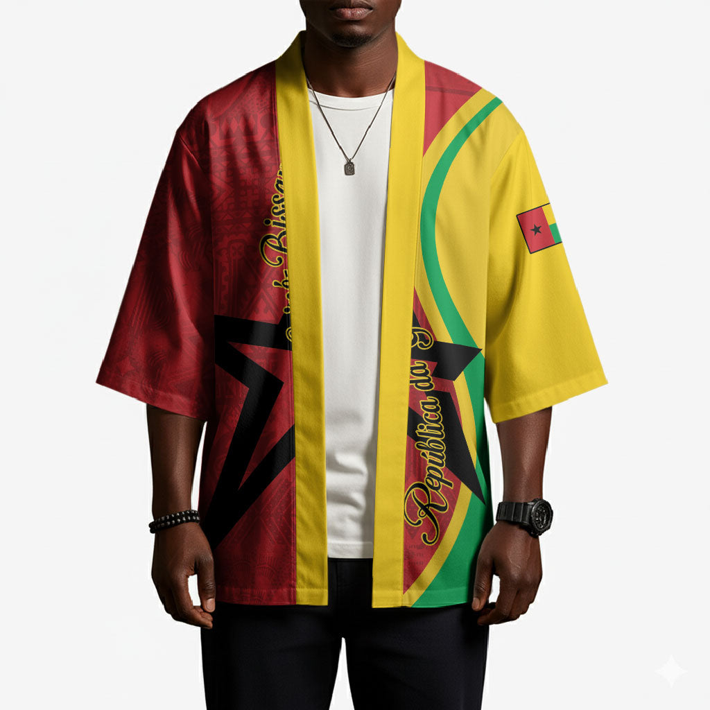 Personalized Guinea-Bissau Kimono Happy Independence Day