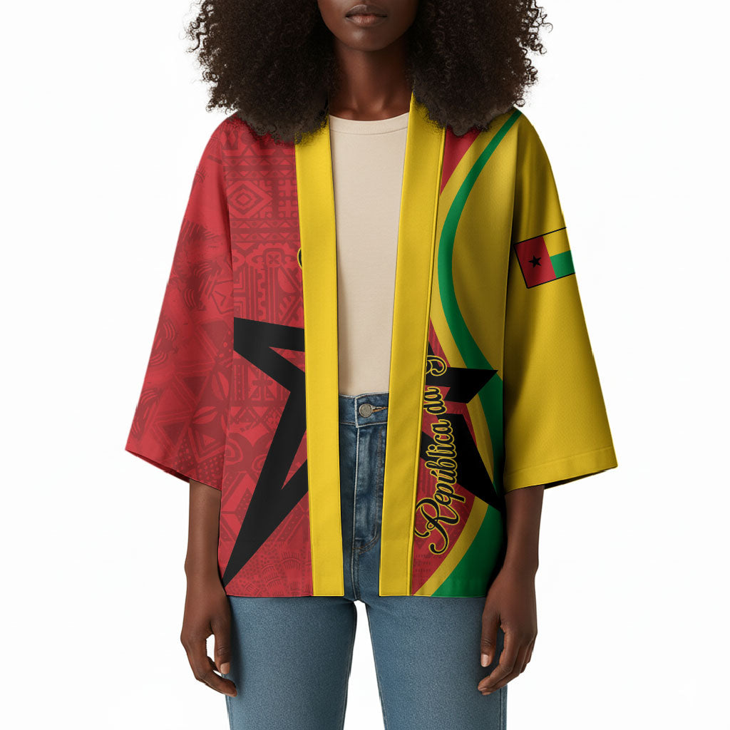 Personalized Guinea-Bissau Kimono Happy Independence Day