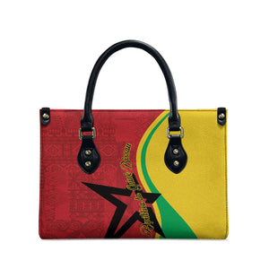 Guinea-Bissau Leather Bag Happy Independence Day