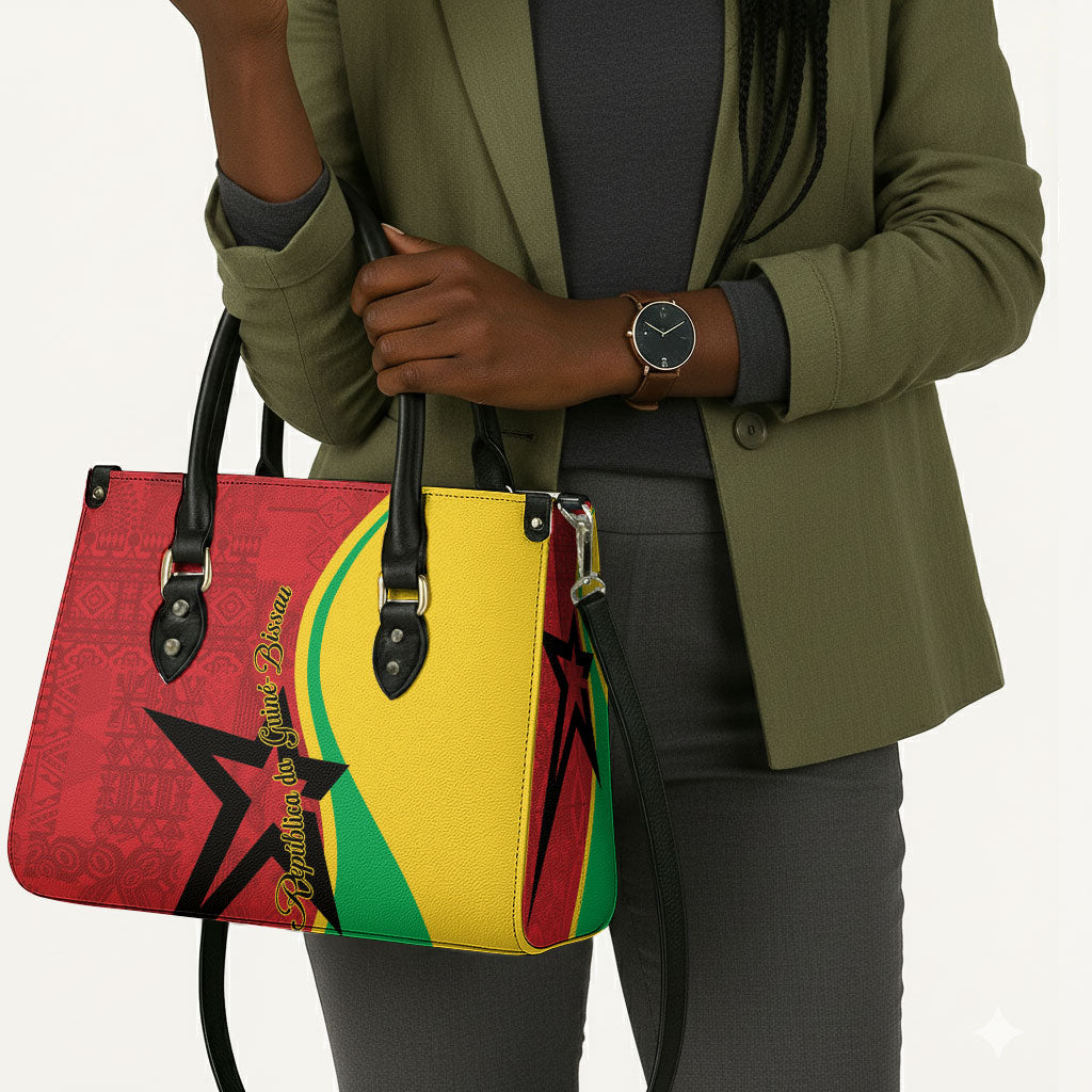 Guinea-Bissau Leather Bag Happy Independence Day