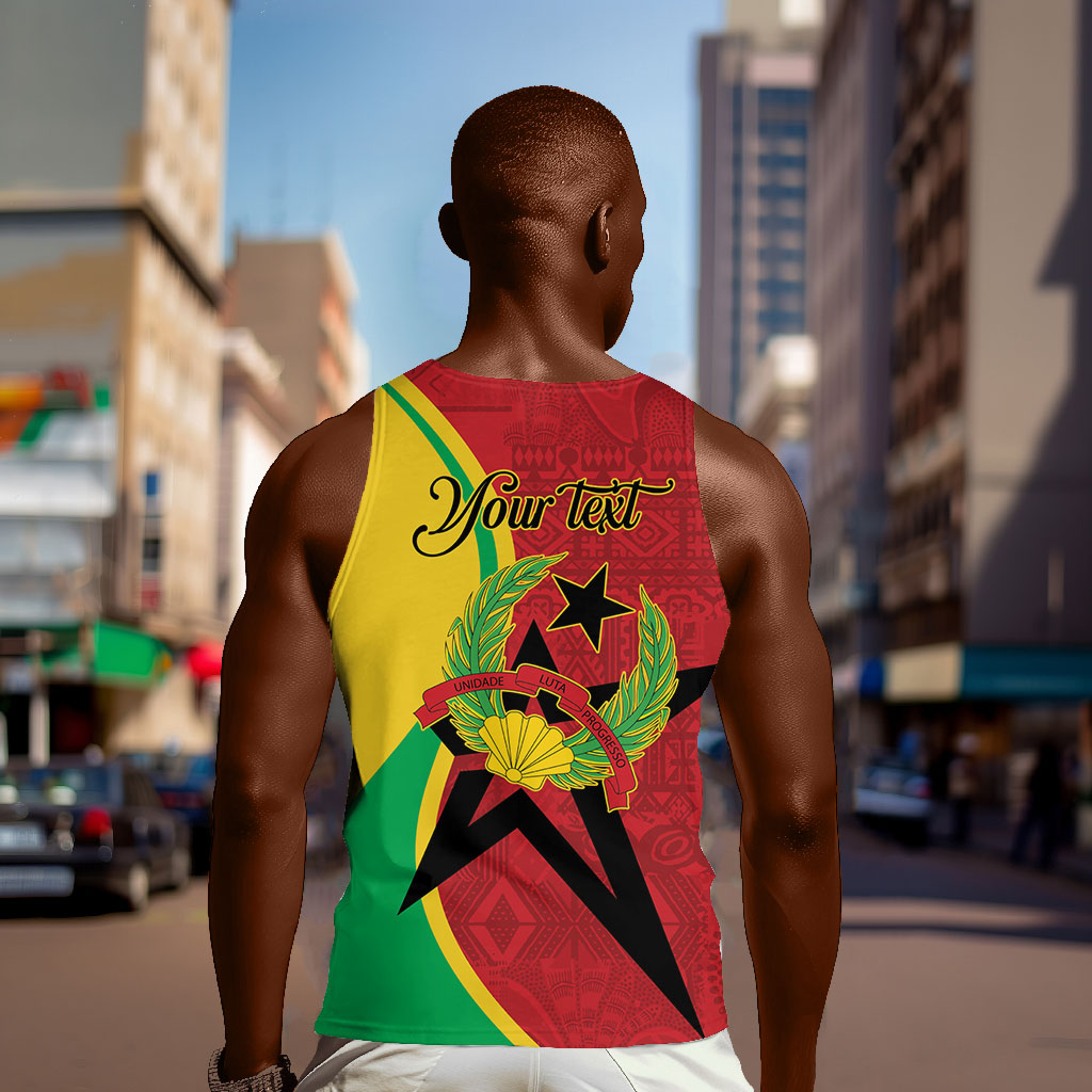 Personalized Guinea-Bissau Men Tank Top Happy Independence Day