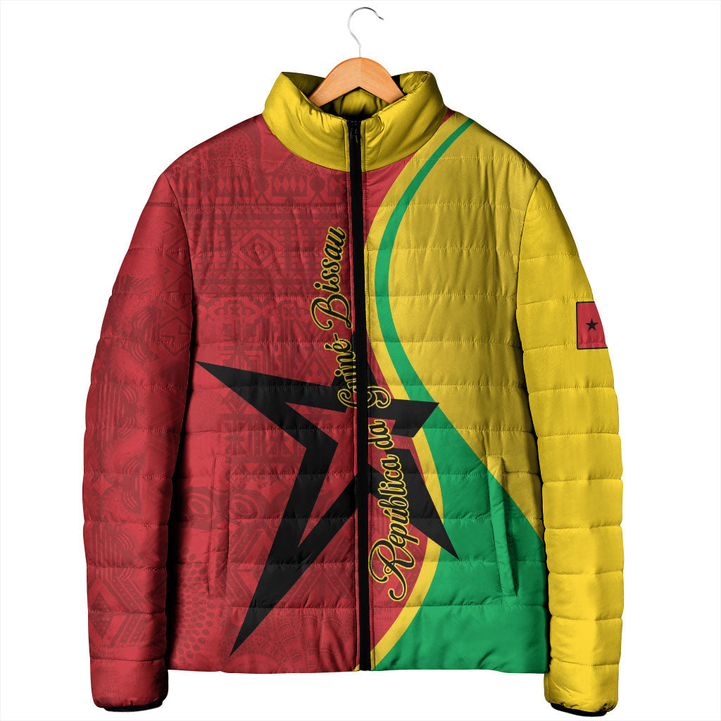 Personalized Guinea-Bissau Padded Jacket Happy Independence Day