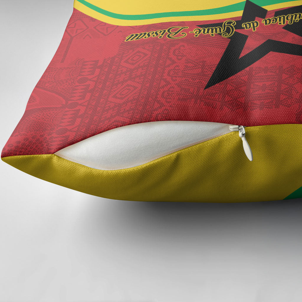 Guinea-Bissau Pillow Cover Happy Independence Day