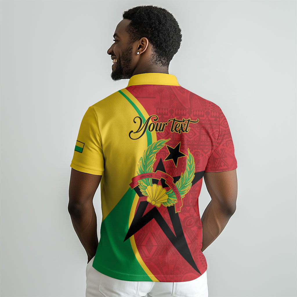 Personalized Guinea-Bissau Polo Shirt Happy Independence Day