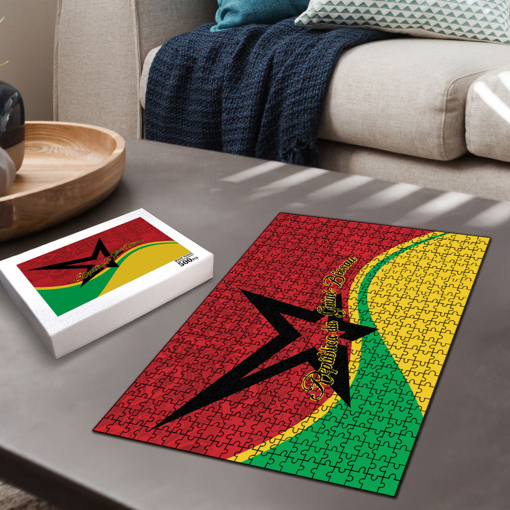 Guinea-Bissau Puzzle Happy Independence Day