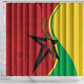 Guinea-Bissau Shower Curtain Happy Independence Day