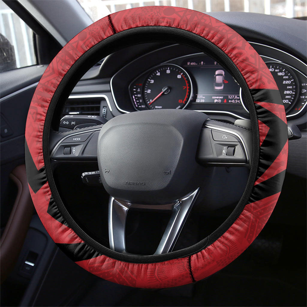 Guinea-Bissau Steering Wheel Cover Happy Independence Day