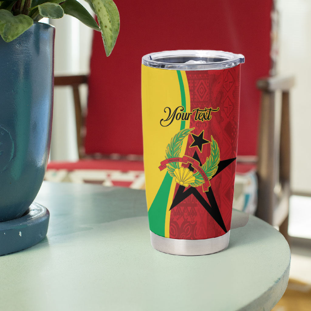 Personalized Guinea-Bissau Tumbler Cup Happy Independence Day