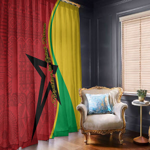 Guinea-Bissau Window Curtain Happy Independence Day