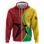 Personalized Guinea-Bissau Zip Hoodie Happy Independence Day
