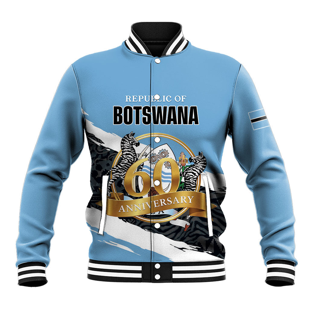 Personalized Botswana 2026 Baseball Jacket 60th Anniversary