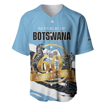 Personalized Botswana 2026 Baseball Jersey 60th Anniversary