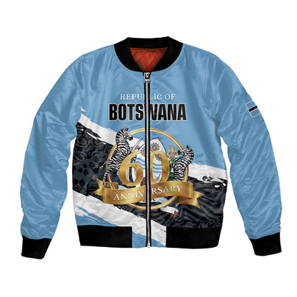 Personalized Botswana 2026 Bomber Jacket 60th Anniversary