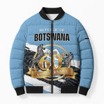 Personalized Botswana 2026 Bomber Puffer Jacket 60th Anniversary