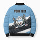 Personalized Botswana 2026 Bomber Puffer Jacket 60th Anniversary