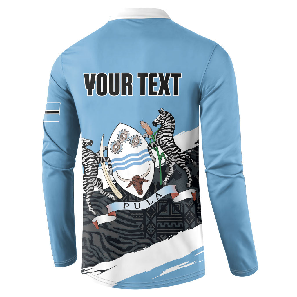 Personalized Botswana 2026 Button Sweatshirt 60th Anniversary