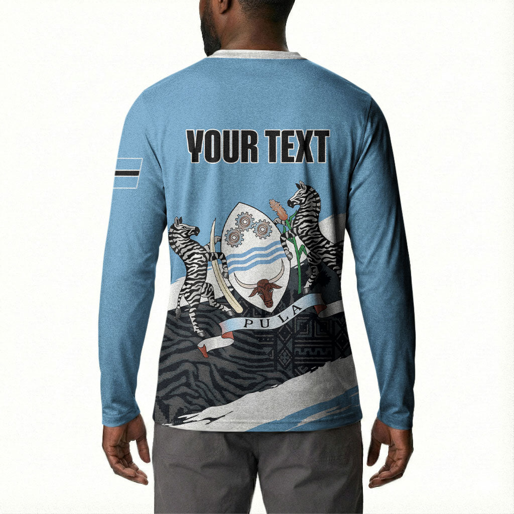 Personalized Botswana 2026 Button Sweatshirt 60th Anniversary