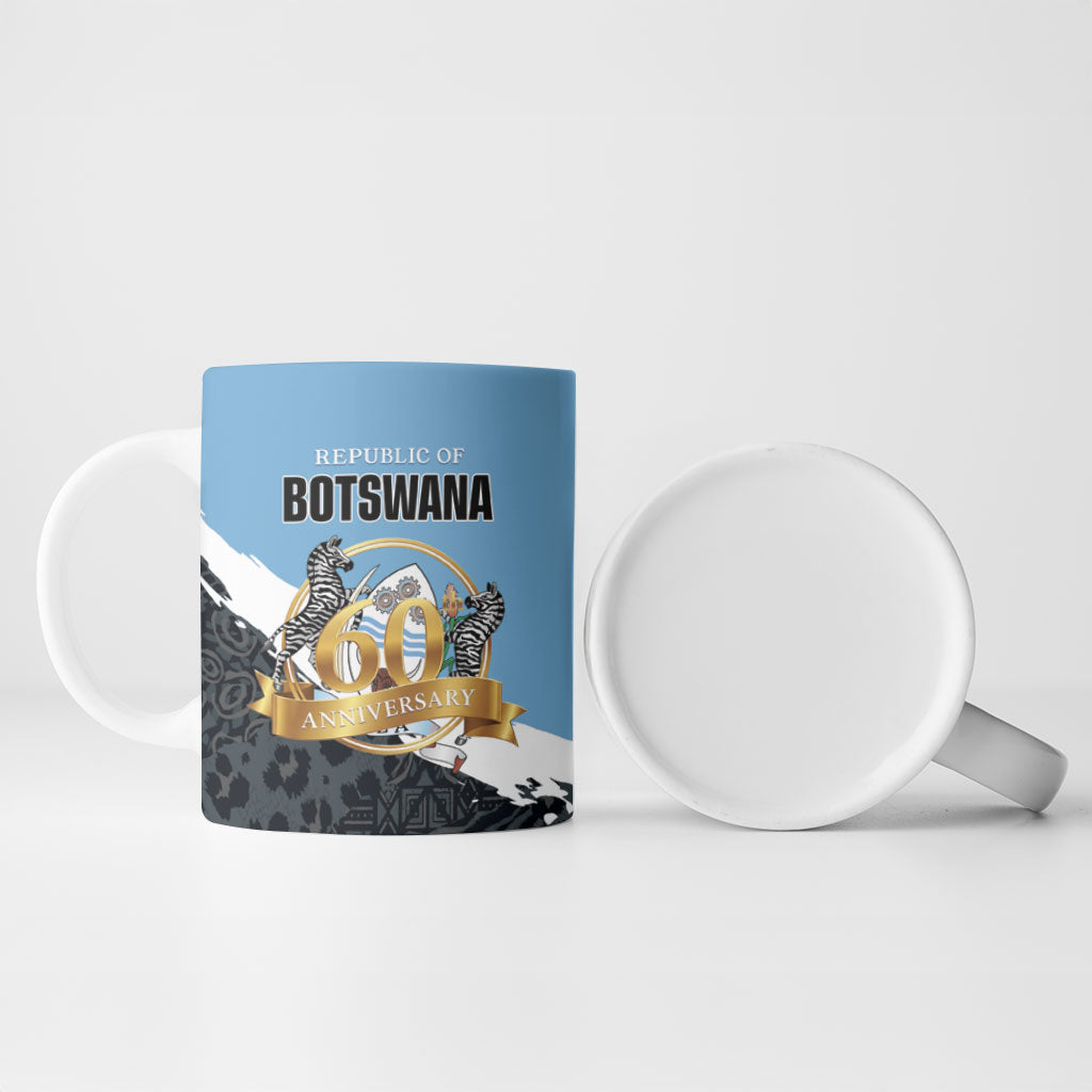 Personalized Botswana 2026 Ceramic Mug 60th Anniversary