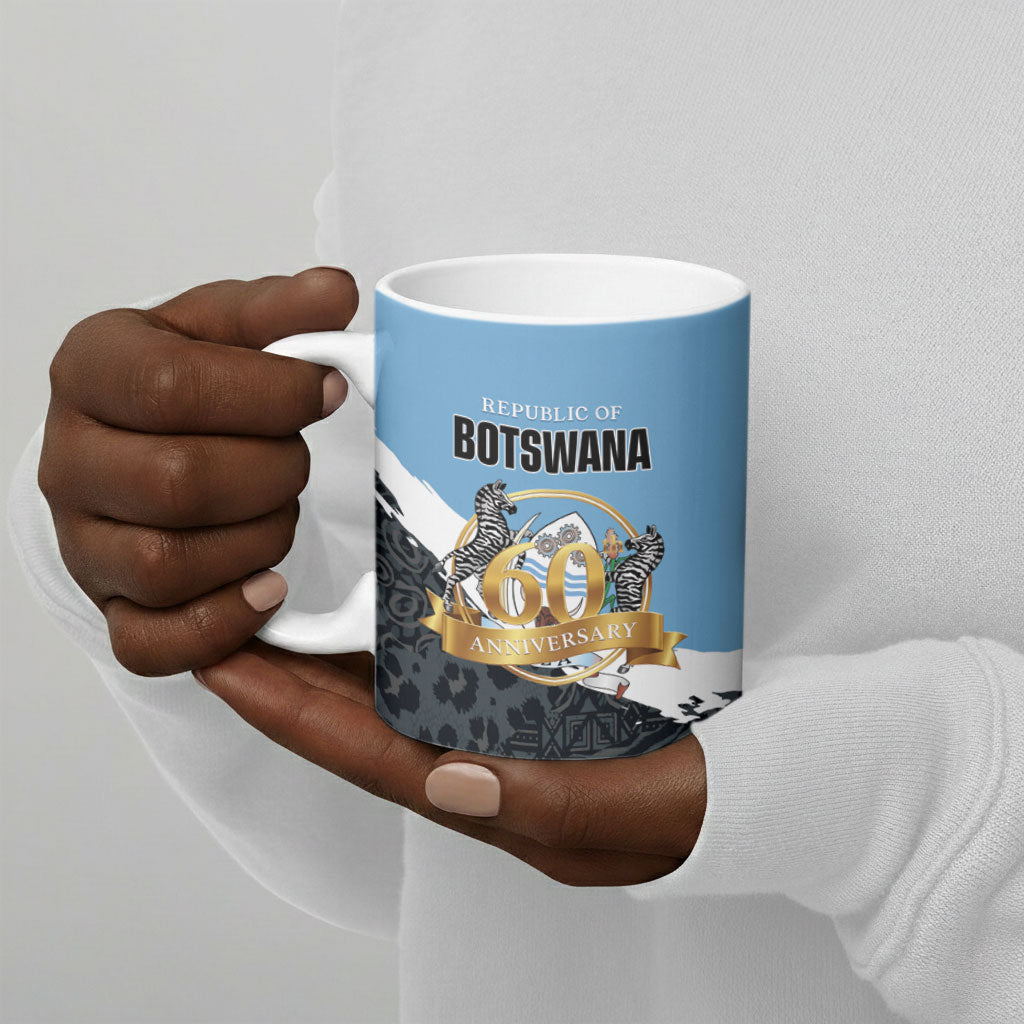 Personalized Botswana 2026 Ceramic Mug 60th Anniversary