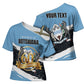 Personalized Botswana 2026 Cross Shoulder Shirt 60th Anniversary