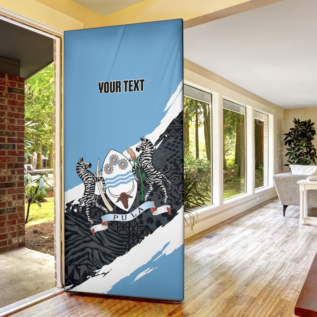 Personalized Botswana 2026 Door Cover 60th Anniversary