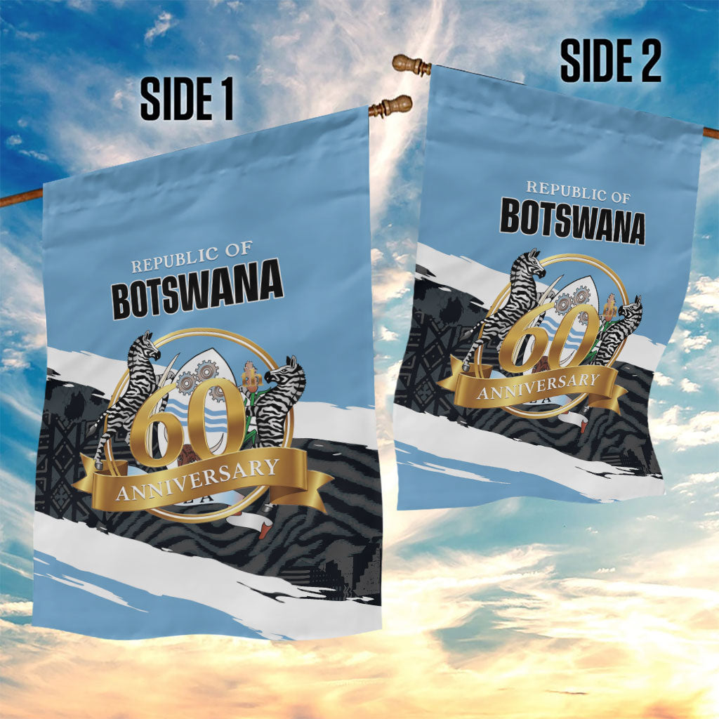 Botswana 2026 Garden Flag 60th Anniversary