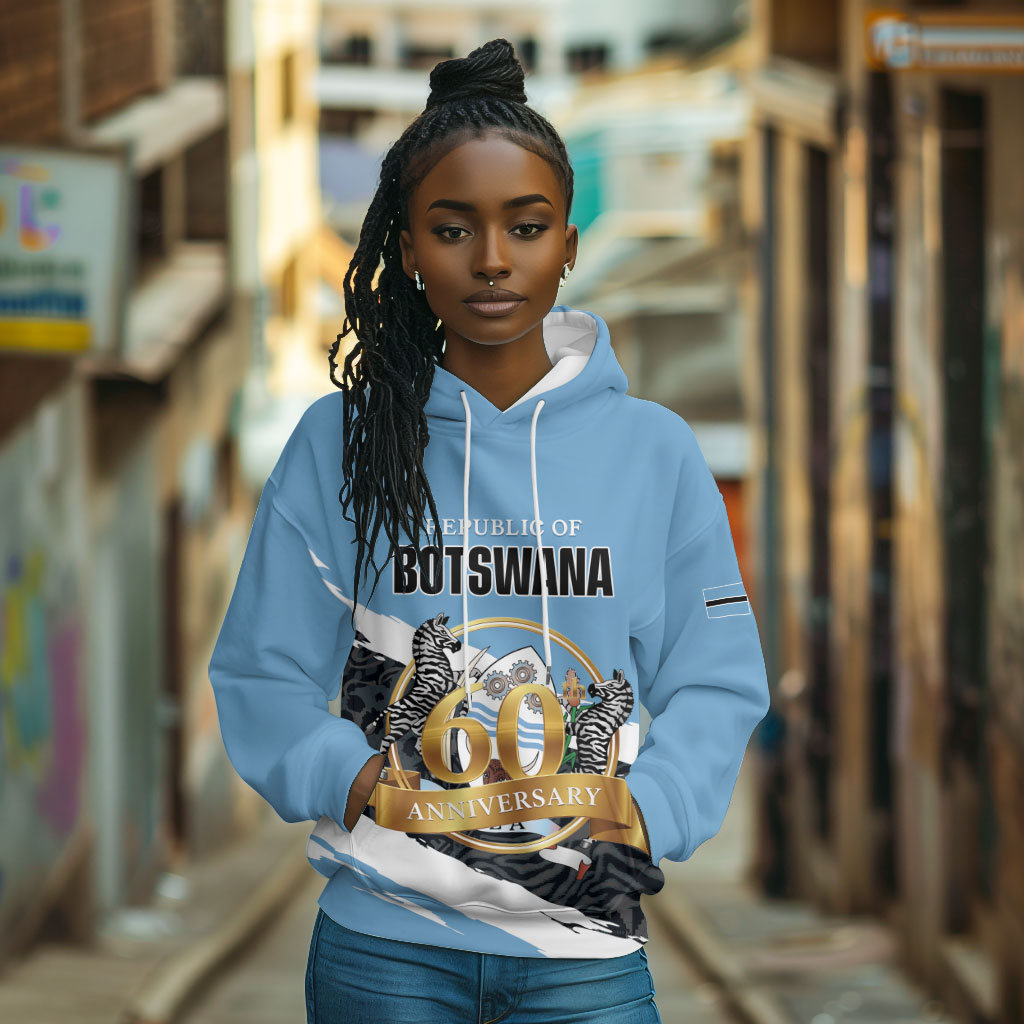 Personalized Botswana 2026 Hoodie 60th Anniversary