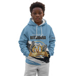 Personalized Botswana 2026 Kid Hoodie 60th Anniversary